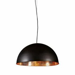Emac & Lawton - Alfresco Dome Ceiling Lamp Blk Copper