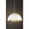 Emac & Lawton - Alfresco Dome Ceiling Lamp Wht Silver