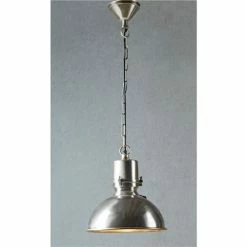 Emac & Lawton - Augusta Large Hanging Lamp In Silver