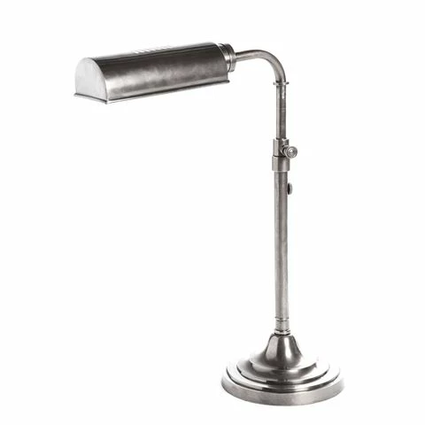Emac & Lawton - Brooklyn Desk Lamp Antique Silver