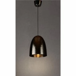 Emac & Lawton - Dolce Beaten Charcoal Hanging Lamp