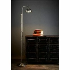 Emac & Lawton - Michigan Floor Lamp Antique Silver