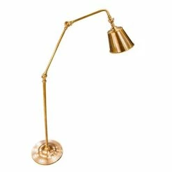 Emac & Lawton - Newbury Floor Lamp Antique Brass