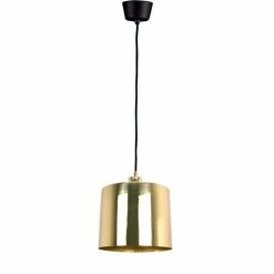 Emac & Lawton - Portofino Medium Shiny Brass Pendant Light