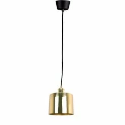 Emac & Lawton - Portofino Small Shiny Brass Pendant Light