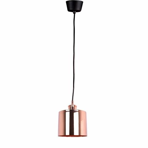 Emac & Lawton - Portofino Small Shiny Copper Pendant Light