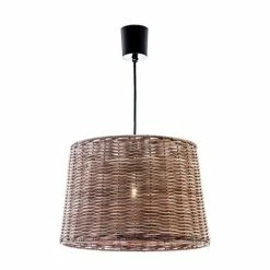 Emac & Lawton - Rattan Round Hanging Lamp Large