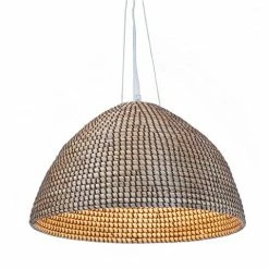 Emac & Lawton - San Marco Basket Hanging Lamp In Brown