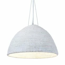 Emac & Lawton - San Marco Basket Hanging Lamp In Cream
