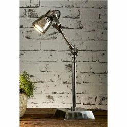 Emac & Lawton - Seattle Desk Lamp Antique Silver