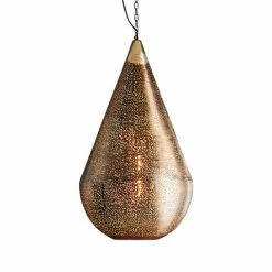 Zaffero - Aquarius Large Teardrop Pendant Light Nickel