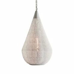 Zaffero - Aquarius Large Teardrop Pendant Light White