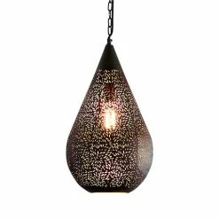 Zaffero - Aquarius Medium Teardrop Pendant Light Black