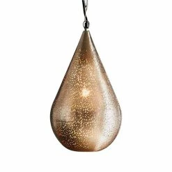 Zaffero - Aquarius Medium Teardrop Pendant Light Nickel