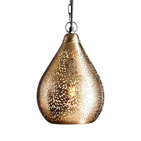 Zaffero - Aquarius Small Teardrop Pendant Light Nickel