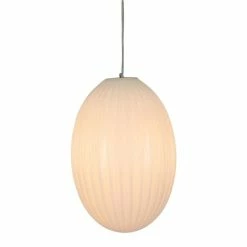 Zaffero - Costolette Opal White Medium Pendant Light