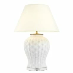 Vandenberg - Table Lamp Fort Meyers White Ceramic