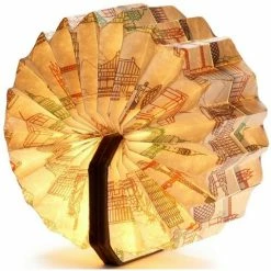 Gingko - Velvet Smart Accordion Lamp World's Landmarks Grey