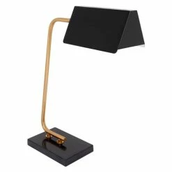 Cafe Lighting - Belfast Marble Desk Lamp Black