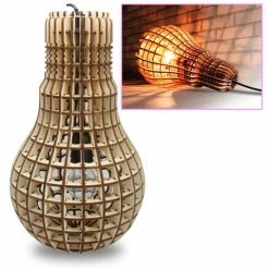Suck UK - Wooden Bulb Lamp