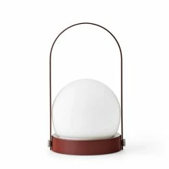 Menu - Carrie Portable Table Lamp Burned Red