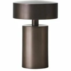 Menu - Column Portable Table Lamp Bronze