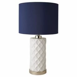 OneWorld - Shaynna Blaze Hampton Lamp W/Blue Shade