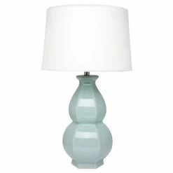 Cafe Lighting - Erica Table Lamp Duck Egg Blue