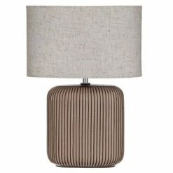 Amalfi - Claro Table Lamp Taupe/Black