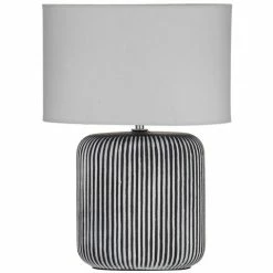 Amalfi - Claro Table Lamp White & Black