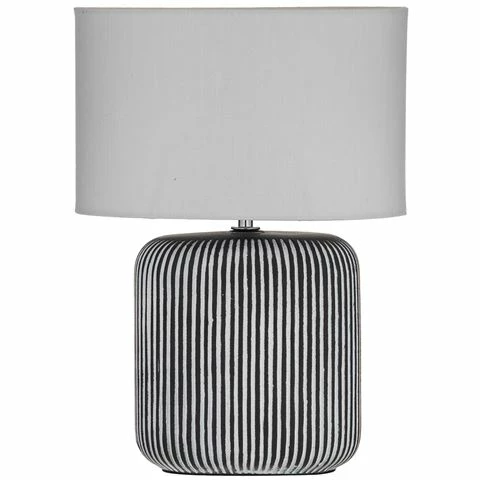 Amalfi - Claro Table Lamp White & Black