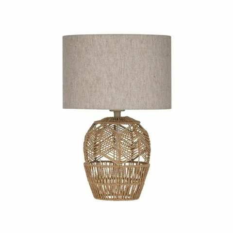 Amalfi - Malay Table Lamp Natural/White