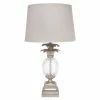 Cafe Lighting - Langley Table Lamp Antique Silver