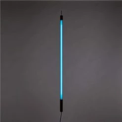 Seletti - Linea Fluorescent LED Lamp Blue 134.5cm
