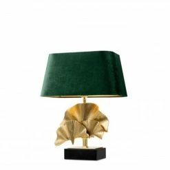 Vandenberg - Table Lamp Olivier Horiz. Polished Brass W/Shad