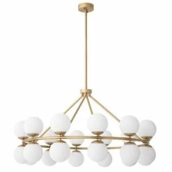 Vandenberg - Chandelier Hutchinson Antique Brass Finish