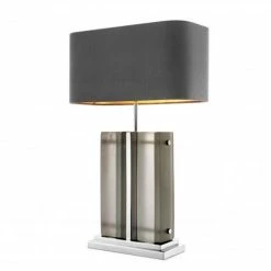 Vandenberg - Table Lamp Solana Nickel Finish W/Shade
