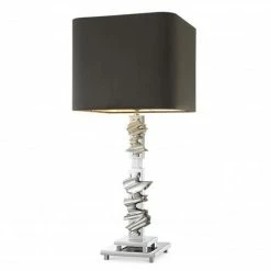 Vandenberg - Table Lamp Abruzzo Nickel Finish W/Shade