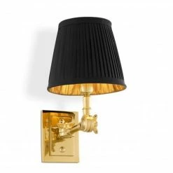 Vandenberg - Wall Lamp Wentworth Single Gold Finish W/Shade